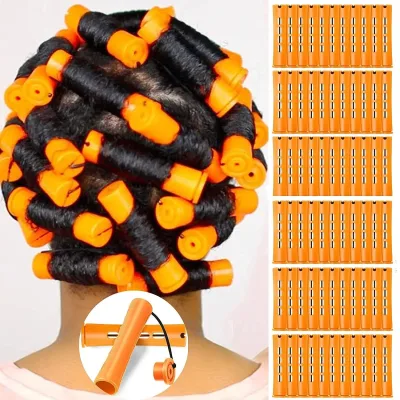 Bigoudis souples sans chaleur, lot de 10
