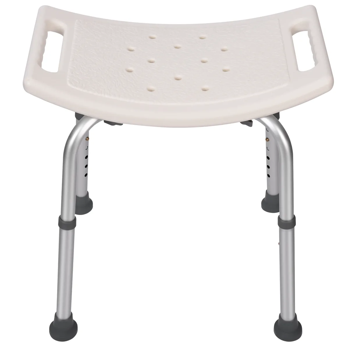 Chaise de douche réglable blanc crème