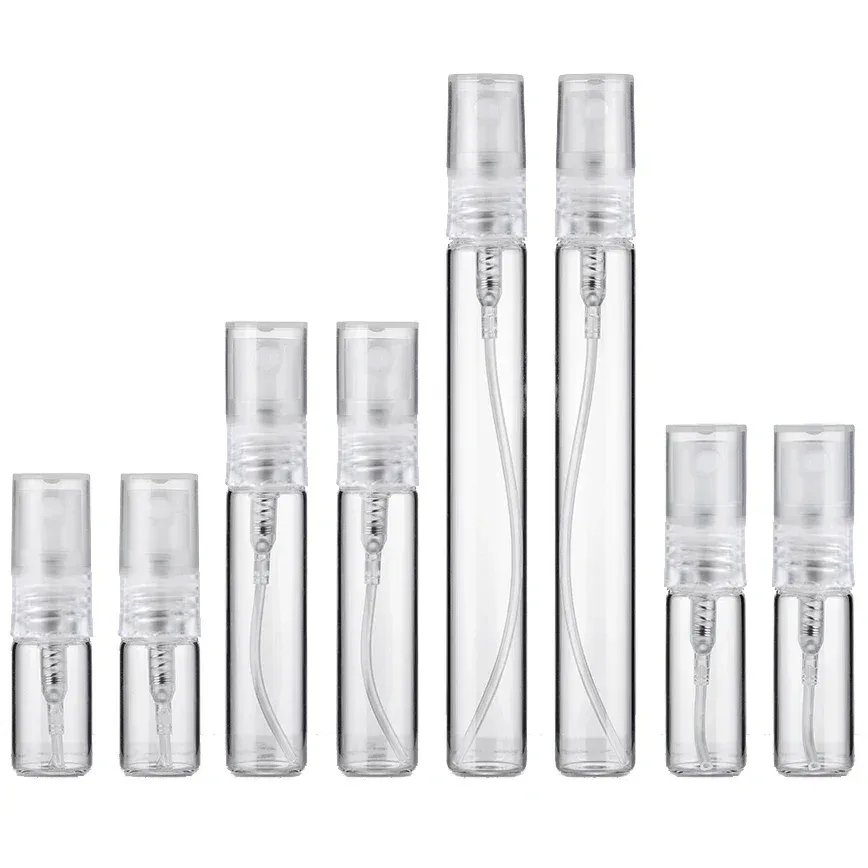 Flacons de parfum rechargeables en verre