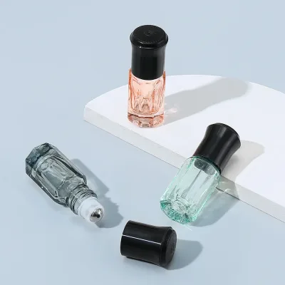 Flacons roll-on octogonaux en verre, 3 ml – image 2
