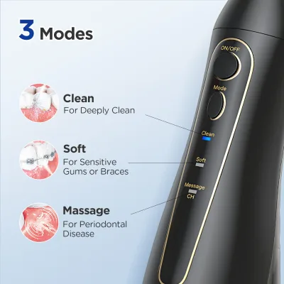 Hydropulseur rechargeable 3 modes – image 2