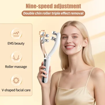 Masseur facial en Y à rouleaux, 3 modes – image 3