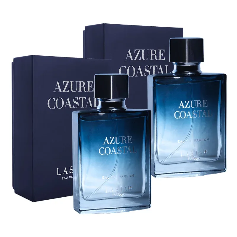 Parfum pour homme boisé musqué, 2 flacons