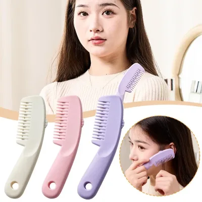 Peigne de coupe en plastique violet – image 2