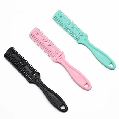 Peigne double face en plastique