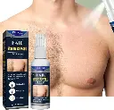 unrinogin Spray dépilatoire semi-permanent, spray d'épilation doux, spray d'épilation corporel, crème apaisante sans peinture, dépilatoire indolore (1 pièce pour garçon) 