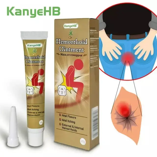 Pommade Hemorrhoid Très Efficace, Pommade Efficace Contre Les Hémides, Crème Contre Les Démangeaisons, Inconfort Brûlant, Instituts Multi-Symptômes, 20g