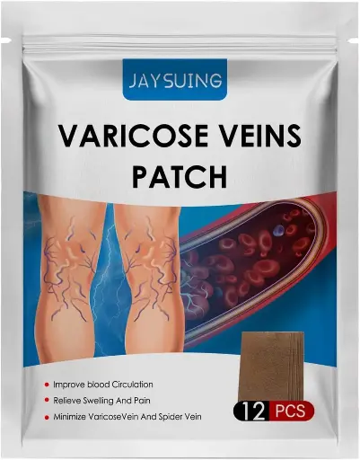 Varices Traitement Jambe Patchs 8PCS Patch Varices Soulager rapidement les varices et les veines d'araignée 