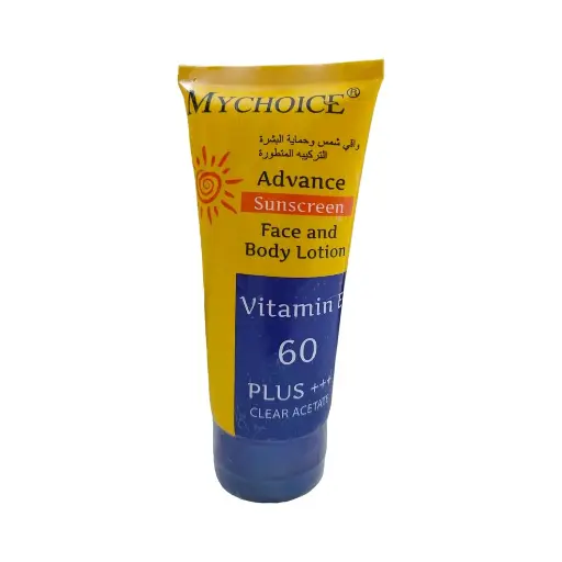Lotion solaire visage et corps MYCHOICE Advance | Vitamine E | SPF 60+++ |