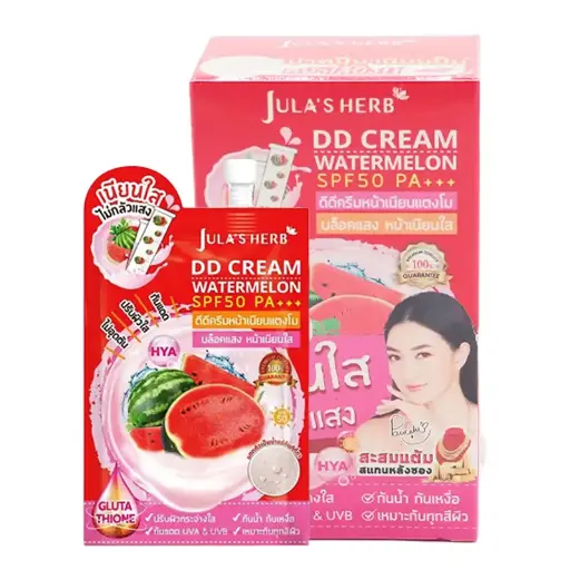 JULA'S HERB DD CREAM WATERMELON SPF50 PA+++ 8 ML X 6
